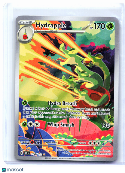 2025 Pokemon—Hydrapple #188/182 Destined Rivals—Illustration Rare Holo