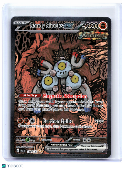 2025 Pokemon—Sandy Shocks ex #159/131 Prismatic Evolutions—SIR Holo [LP]