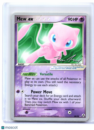 2007 Pokemon—Mew ex #88/92 World Championship Decks—Rare Nonholo [Damaged]
