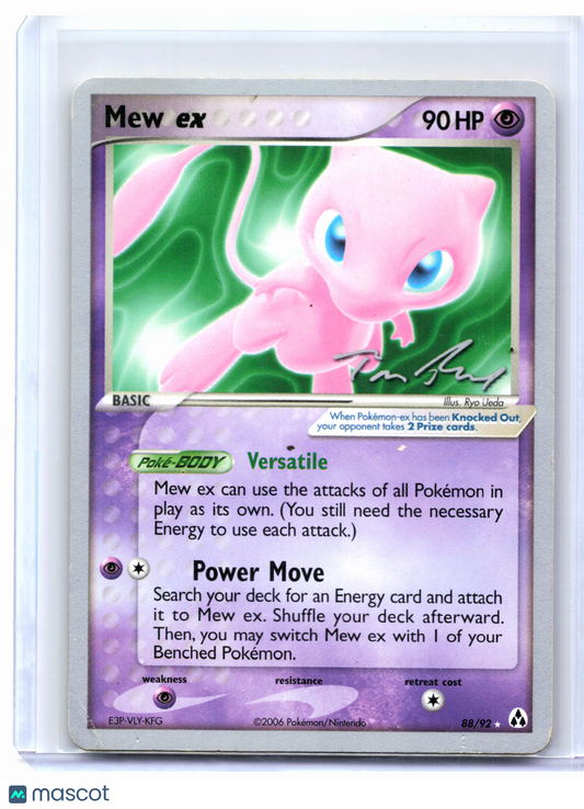 2007 Pokemon—Mew ex #88/92 World Championship Decks—Rare Nonholo [Damaged]