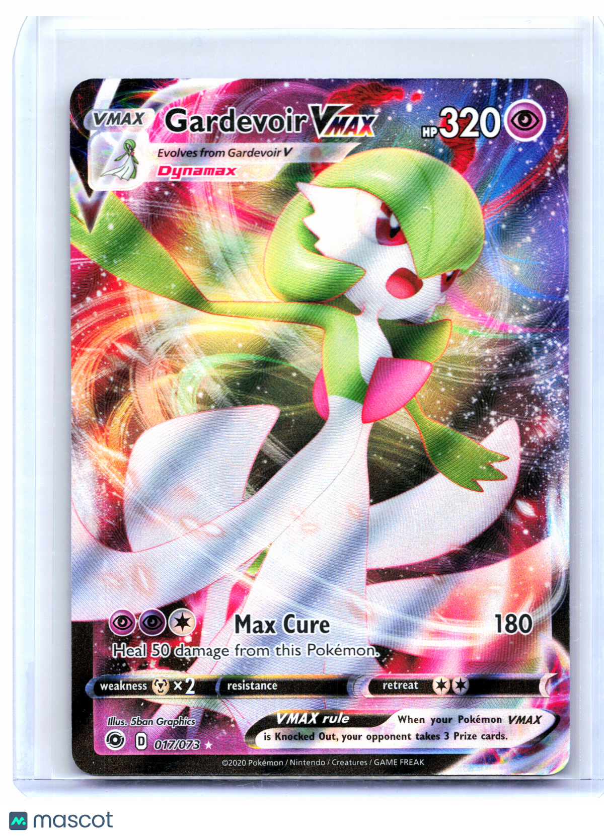 2020 Pokemon—Gardevoir VMAX #017/073 Champion’s Path—Ultra Rare Holo