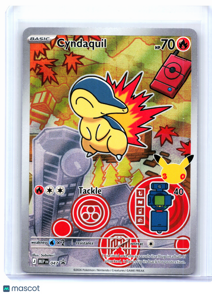 2026 Pokemon—Cyndaquil #047 Mega Evolution Promo—Black Star Promo Holo
