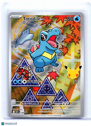 2026 Pokemon—Totodile #048 Mega Evolution Promo—Black Star Promo Holo