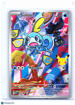 2026 Pokemon—Sobble #054 Mega Evolution Promo—Black Star Promo Holo
