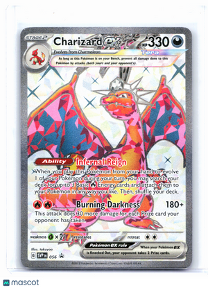 2023 Pokemon—Charizard ex #056 Scarlet & Violet Promo—Black Star Promo Holo [LP]