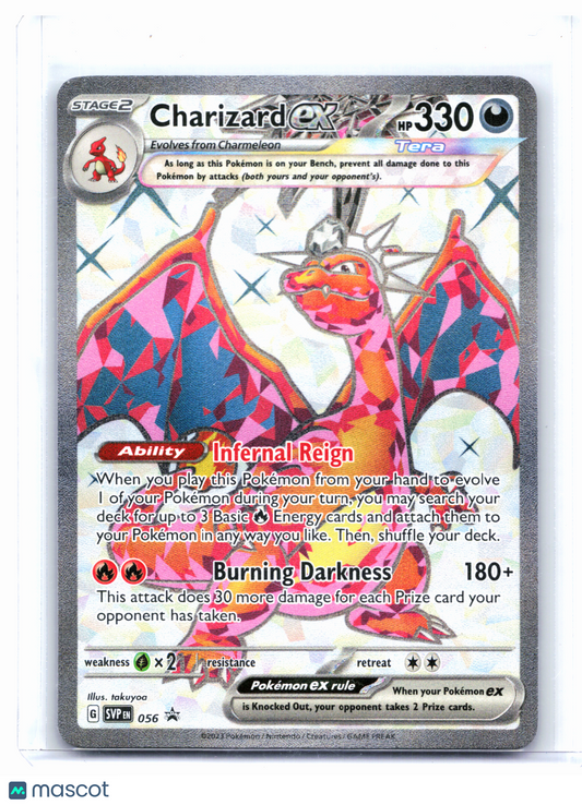 2023 Pokemon—Charizard ex #056 Scarlet & Violet Promo—Black Star Promo Holo [LP]