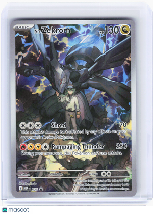 2026 Pokemon—N'S Zekrom #031 Mega Evolution Promo Cards—Black Star Promo Foil