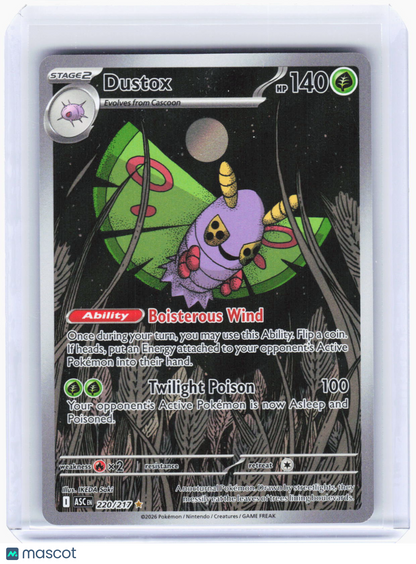 2026 Pokemon—Dustox #220/217 Ascended Heroes—Illustration Rare Foil