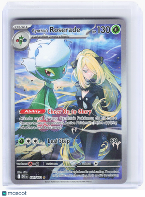 2025 Pokemon—Cynthia's Roserade #184/182 Destined Rivals—Illustration Rare Foil