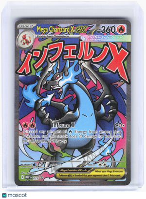 2025 Pokemon—Mega Charizard X ex #023 Mega Evolution Promo Cards—BSP Foil