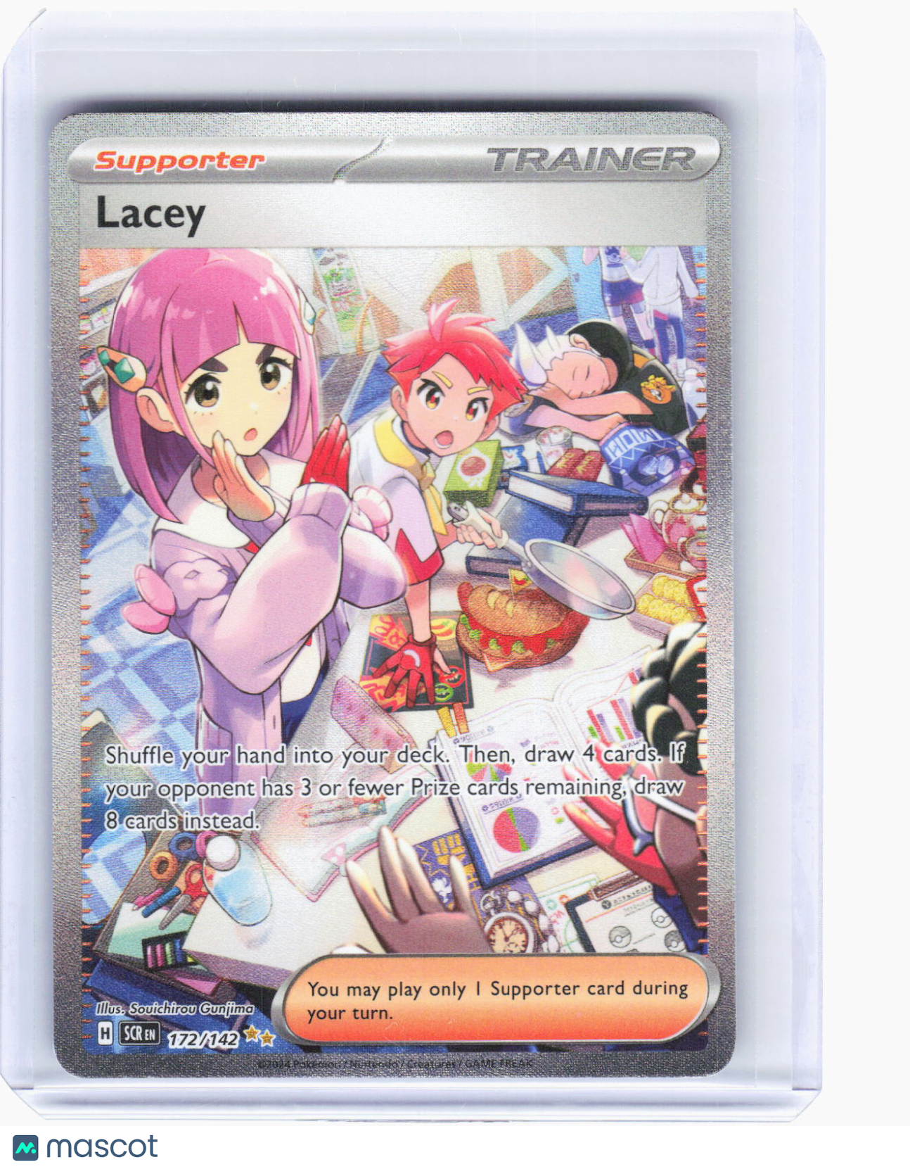 2024 Pokemon—Lacey #172/142 Stellar Crown—Special Illustration Rare Holo