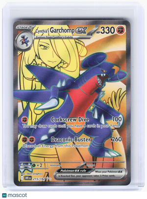 2025 Pokemon—Cynthia's Garchomp ex #215/182 Destined Rivals—Ultra Rare Foil