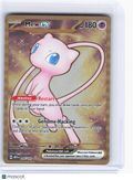 2023 Pokemon—Mew ex (151 Metal Card) #205/165 Scarlet & Violet 151—Promo Metal