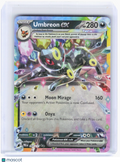 2025 Pokemon—Umbreon ex #60/131 Prismatic Evolutions—Double Rare Foil