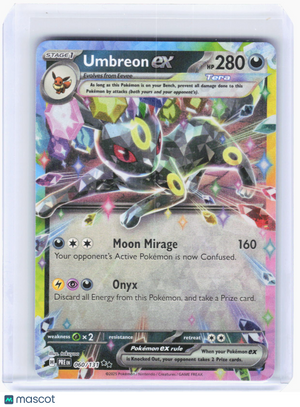 2025 Pokemon—Umbreon ex #60/131 Prismatic Evolutions—Double Rare Foil