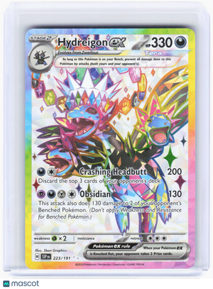 2024 Pokemon—Hydreigon ex #223/191 Surging Sparks—Ultra Rare Foil