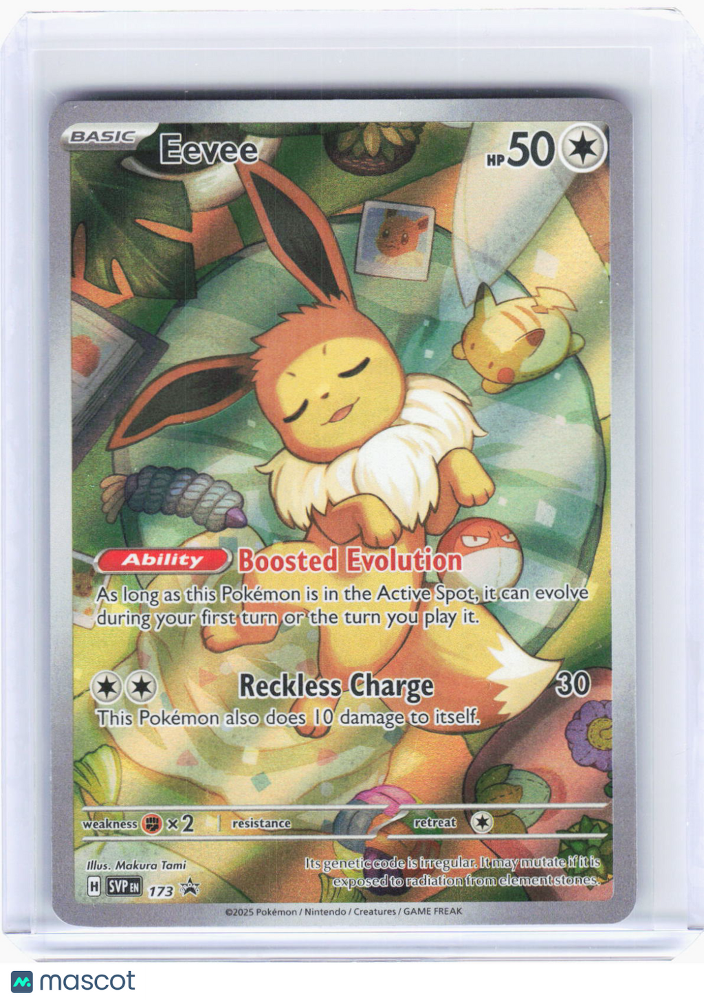 2025 Pokemon—Eevee #SVP EN 173 Scarlet & Violet Promo—Black Star Promo Foil