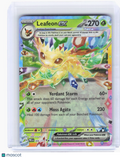 2025 Pokemon—Leafeon ex #6/131 Prismatic Evolutions—Double Rare Foil