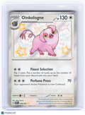 2024 Pokemon—Oinkologne #208/91 Paldean Fates—Shiny Rare Foil