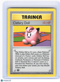 1999 Pokemon—Clefairy Doll #70/102 Base Set(Shadowless)—Rare Non-Foil (HP)1st Ed