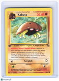 1999 Pokemon—Kabuto #50/62 Fossil—Common Non-Foil (Lightly Played) 1st Edition