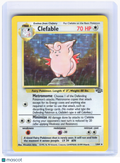 1999 Pokemon—Clefable #1/64 Jungle—Holo Rare Holo (Lightly Played)