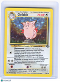 1999 Pokemon—Clefable #1/64 Jungle—Holo Rare Holo (Damaged)