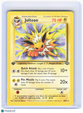 1999 Pokemon—Jolteon #20/64 Jungle—Rare Non-Foil (Heavily Played) 1st Edition