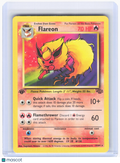 1999 Pokemon—Flareon #19/64 Jungle—Rare Non-Foil (Moderately Played) 1st Edition