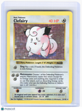 1999 Pokemon—Clefairy #5/102 Base Set (Shadowless)—Holo Rare Holo (Damaged)