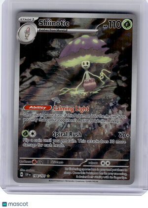 2024 Pokemon—Shiinotic #194 Surging Sparks—Illustration Rare Holo