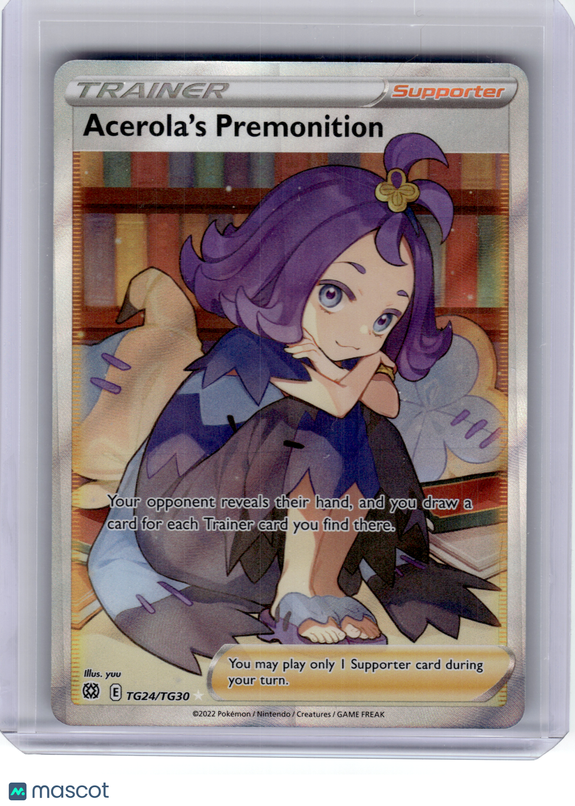 2022 Pokemon—Acerola's Premonition #TG24 Brilliant Stars: Trainer Gallery—UR
