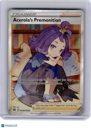 2022 Pokemon—Acerola's Premonition #TG24 Brilliant Stars: Trainer Gallery—UR