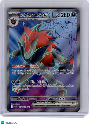 2025 Pokemon—N'S Zoroark EX #175 Journey Together—Ultra Rare Holo