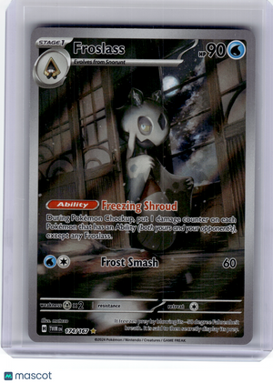 2024 Pokemon—Froslass #174 Twilight Masquerade—Illustration Rare Holo