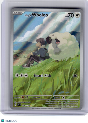 2025 Pokemon—Hop's Wooloo #170 Journey Together—Illustration Rare Holo