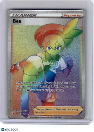 2020 Pokemon—Bea #193 Vivid Voltage—Secret Rare Rainbow