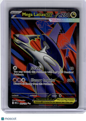2025 Pokemon—Mega Latias EX #163 Mega Evolution—Ultra Rare Holo