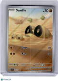2023 Pokemon—Sandile #216 Scarlet & Violet—Illustration Rare Holo