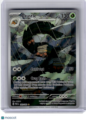 2023 Pokemon—Crustle #183 Paradox Rift—Illustration Rare Holo