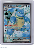 2023 Pokemon—Blastoise EX #184 Scarlet & Violet 151—Ultra Rare Holo