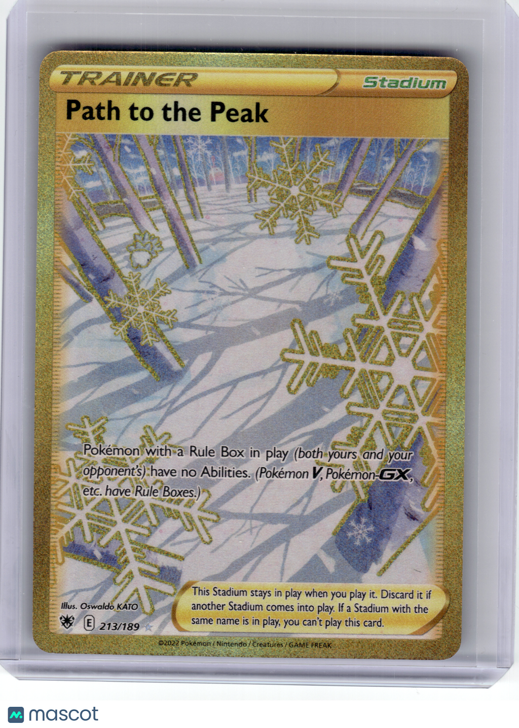 2022 Pokemon—Path To The Peak #213 Astral Radiance—Secret Rare Holo