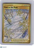 2022 Pokemon—Path To The Peak #213 Astral Radiance—Secret Rare Holo