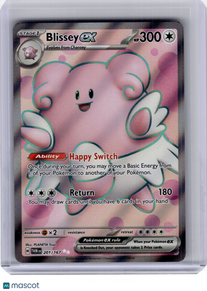 2024 Pokemon—Blissey EX #201 Twilight Masquerade—Ultra Rare Holo