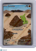 2023 Pokemon—Larvitar #203 Obsidian Flames—Illustration Rare Holo