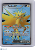 2023 Pokemon—Zapdos EX #192 Scarlet & Violet 151—Ultra Rare Holo