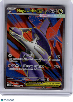 2025 Pokemon—Mega Latias EX #163 Mega Evolution—Ultra Rare Holo
