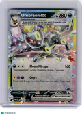 2025 Pokemon—Umbreon EX #60 Prismatic Evolutions—Double Rare Holo