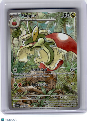 2024 Pokemon—Flapple #210 Surging Sparks—Illustration Rare Holo