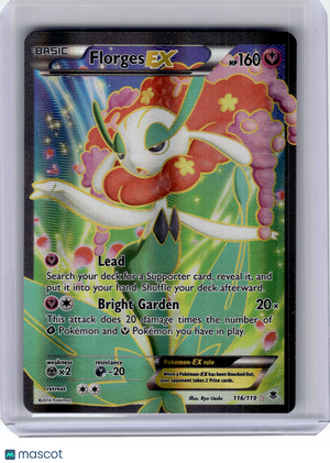 2014 Pokemon—Florges EX #116 Phantom Forces—Ultra Rare Holo